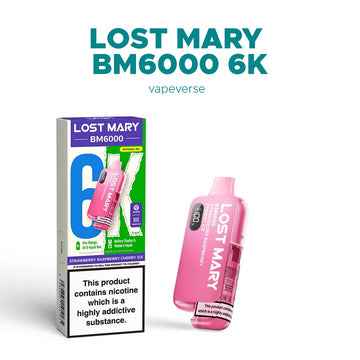 Lost Mary BM6000 6k Puffs Prefilled Pod Vape Kit - Starting From £11.99
